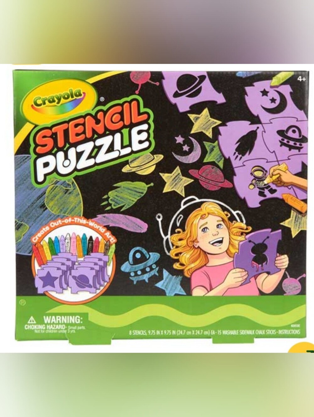 Crayola Stencil Puzzle Art Kit